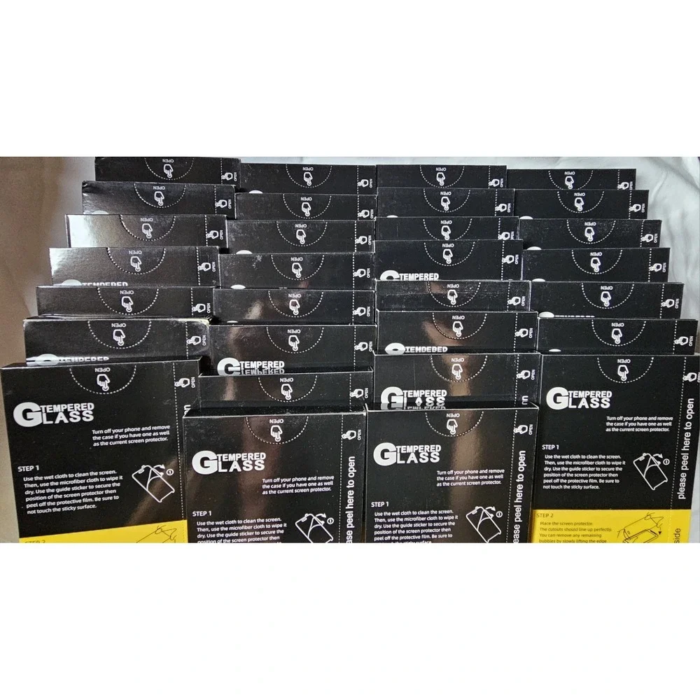 30 Packs New C 9Hardness Tempered Glass Apple iphone 14 Pro Screen Protector